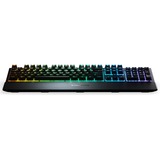 SteelSeries Apex 3 RGB clavier gaming Noir, Layout FR (AZERTY), SteelSeries Whisper-Quiet, 100%