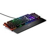 SteelSeries Apex 7, clavier gaming Noir, Layout FR, SteelSeries QX2 Red, LED RGB