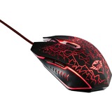 Trust GXT 105 Izza Illuminated, Souris gaming Noir, 21683, 800 - 2400 dpi, LED multicolores