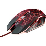 Trust GXT 105 Izza Illuminated, Souris gaming Noir, 21683, 800 - 2400 dpi, LED multicolores