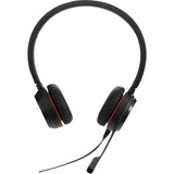 Jabra Evolve 30 II MS Stéréo casque on-ear Noir, Avec fil, 150 - 7000 Hz, Bureau/Centre d'appels, 171 g, Casque, Noir