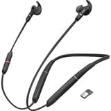 Jabra Evolve 65e MS + Link 370  in-ear Noir, Bluetooth