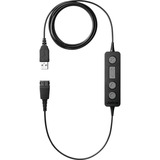 Jabra LINK 260 Adaptateur USB, USB-A > QD, Câble Noir, noir