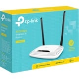 TP-Link TL-WR841N, Routeur Blanc/Noir, Wi-Fi 4 (802.11n), Monobande (2,4 GHz), Ethernet/LAN, 4G, Noir, Blanc, Routeur, Vente au détail