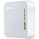 TP-Link  TL-WR902AC, routeur de voyage sans fil AC750 Blanc/gris, Wi-Fi 5 (802.11ac), Bi-bande (2,4 GHz / 5 GHz), Ethernet/LAN, 4G, Blanc, Routeur portable