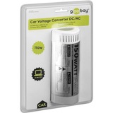 goobay Convertisseur de tension 12 V DC vers 230 V AC, Régulateur de tension Argent