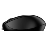 HP Souris filaire 1000 Noir, Ambidextre, USB Type-A, 1200 DPI, Noir