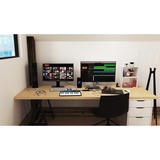 i-tec USB 3.0 / USB-C / Thunderbolt 3 Dual Display Docking Station, Station d'accueil Gris, Avec fil, USB 3.2 Gen 1 (3.1 Gen 1) Type-C, 3,5 mm, USB Type-A, USB Type-C, 10,100,1000 Mbit/s, Noir, Turquoise