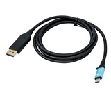 i-tec USB-C > DisplayPort, Adaptateur Noir, 1,5 mètres, 4K 60 Hz