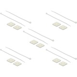 DeLOCK 18678 support d'attache-câble Blanc Nylon 10 pièce(s), Serre-câble Blanc, Blanc, Nylon, 10 pièce(s)