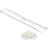 DeLOCK 18678 support d'attache-câble Blanc Nylon 10 pièce(s), Serre-câble Blanc, Blanc, Nylon, 10 pièce(s)