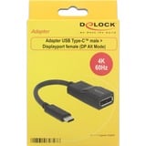 DeLOCK 62748 adaptateur graphique USB 4096 x 2160 pixels Noir Noir, 4096 x 2160 pixels