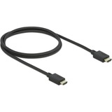 DeLOCK Câble HDMI High Speed Noir, 1 mètre, 8K 60Hz, 48 Gbps