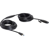 DeLOCK Câble de raccordement RJ-45 S/FTP Cat.6, Câble d'extension Noir, 10 mètres