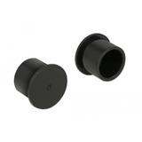 DeLOCK Capuchon de protection pour prise RCA, Capuchon protecteur Noir, 10 pièces