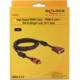 DeLOCK DisplayPort 1.4 HBR3 8K, Adaptateur Noir, 3 mètres