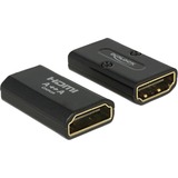 DeLOCK HDMI/HDMI Noir, Adaptateur Noir, HDMI, HDMI, Noir