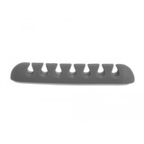 DeLOCK Porte-câbles avec 7 chaînes, Support Blanc/gris, 6 pièces