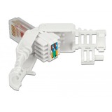 DeLOCK RJ45 plug Cat.6 UTP toolfree, Prise de courant Blanc, 2 pièces