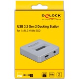 DeLOCK Station d'accueil M.2 pour SSD PCIe NVMe M.2 Gris