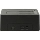 DeLOCK Station d'accueil USB Type-C 3.1 pour 2x SATA SSD avec fonction de clonage Noir