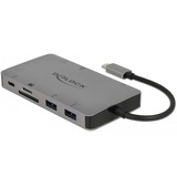 DeLOCK Station d'accueil USB Type-C 4K Argent