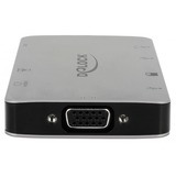 DeLOCK Station d'accueil USB Type-C 4K Argent