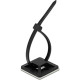 DeLOCK Support de serre-câbles 25 x 25 mm avec serre-câbles L 150 x L 3,6 mm Noir, 10 pièces