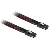 DeLOCK USB-C 3.1 Gen2 > USB-B M/M, Câble Rouge/Noir, 1 mètre