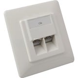 Digitus Data Wallmount CAT 5e, Boîte de jonction Blanc