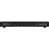 Digitus Répartiteur vidéo HDMI 1x8, Repartiteur HDMI Noir