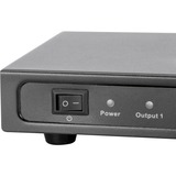Digitus Répartiteur vidéo HDMI 1x8, Repartiteur HDMI Noir