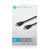 HP HDMI (male) > HDMI (female), Câble Noir, 1 mètre