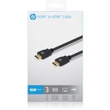 HP USB-A 2.0 - USB-C, Câble Noir, 3 mètres