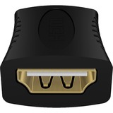 ICY BOX Adaptateur HDMI vers HDMI IB-CB005, Raccord Noir, HDMI, HDMI, Noir