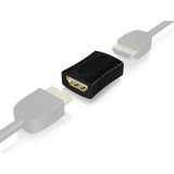 ICY BOX IB-CB005 Coupleur HDMI vers HDMI, Raccord Noir