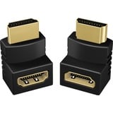 ICY BOX IB-CB009-1 HDMI A Noir, Adaptateur Noir, HDMI A, HDMI A, Noir