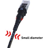 Patchsee Câble de raccordement FTP, RJ-45 Cat.6a Noir, 4 mètres