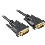 Sharkoon Câble DVI-D Noir, 3 mètres, Single-Link