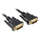 Sharkoon Câble DVI-D Noir, 2 mètres, Dual-Link