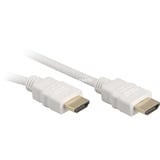 Sharkoon Câble HDMI haute vitesse avec Ethernet Blanc, 2 Mètre