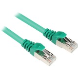 Sharkoon Câble RJ45  mâle > RJ45 mâle CAT.6 S/FTP Vert, 1,5 Mètre