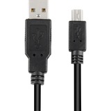 Sharkoon Câble USB 2.0, USB-A mâle > Mini USB mâle Noir, 2,0 Mètre, double blindage