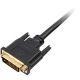 Sharkoon Câble adaptateur HDMI > DVI-D (24+1) Noir, 1 Mètre