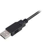 Sharkoon Câble d'extension USB 2.0, USB-A mâle > USB-A femelle Noir, 0,5 Mètre, double blindage