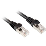Sharkoon Câble réseau RJ-45 S/FTP Cat.6 Noir, 15 mètres