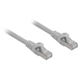 Sharkoon Câble réseau RJ-45 S/FTP Cat.6a Gris, 1 mètre, sans halogène