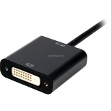 Sharkoon DisplayPort 1.2 > DVI24+1, Câble Noir, 0,15 mètres