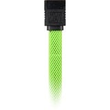 Sharkoon Sata III sleeve, Câble Vert, 0,6 mètres