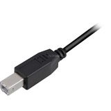 Sharkoon USB-A 2.0 > USB-B, Câble Noir, 1 mètre